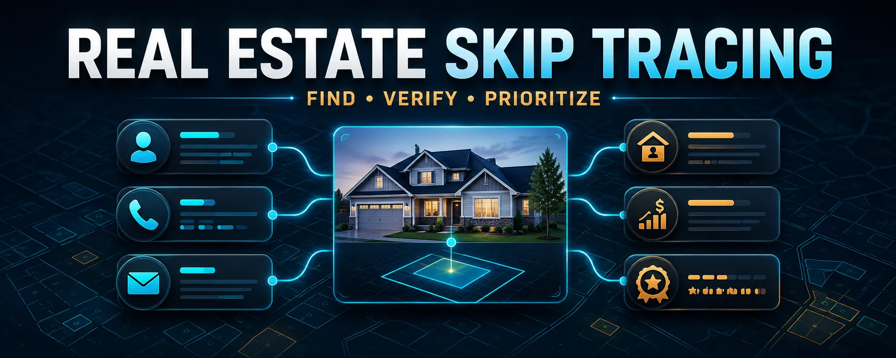 Real Estate Skip Tracing — find, verify, and prioritize property owner leads