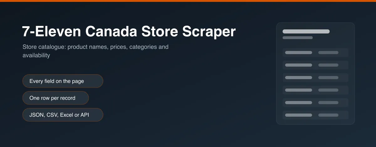 7-Eleven Canada Store Scraper hero