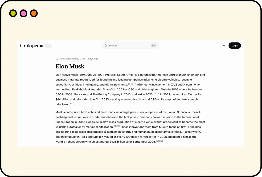 Grokipedia.com Scraper