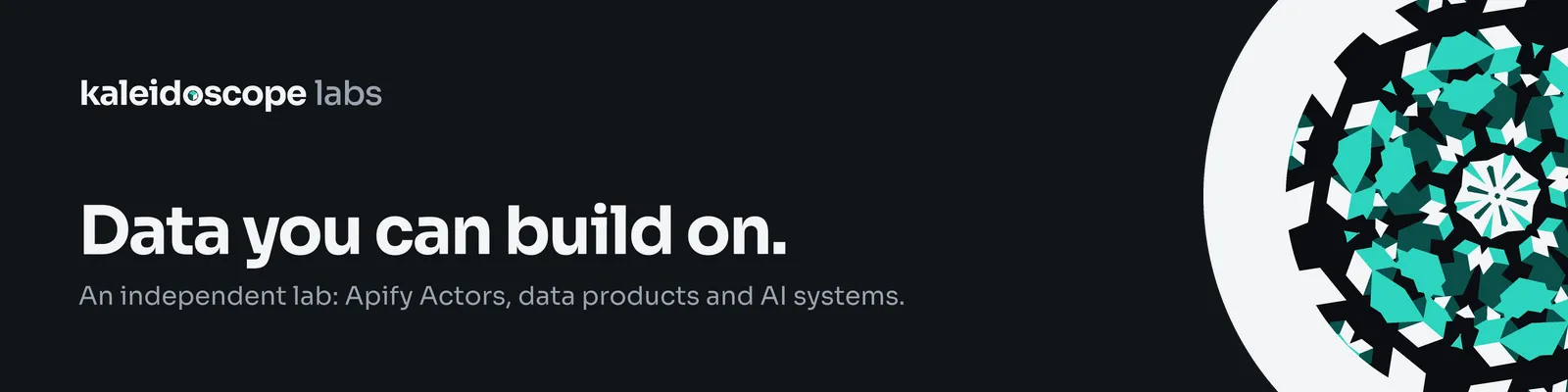 Kaleidoscope Labs: data you can build on