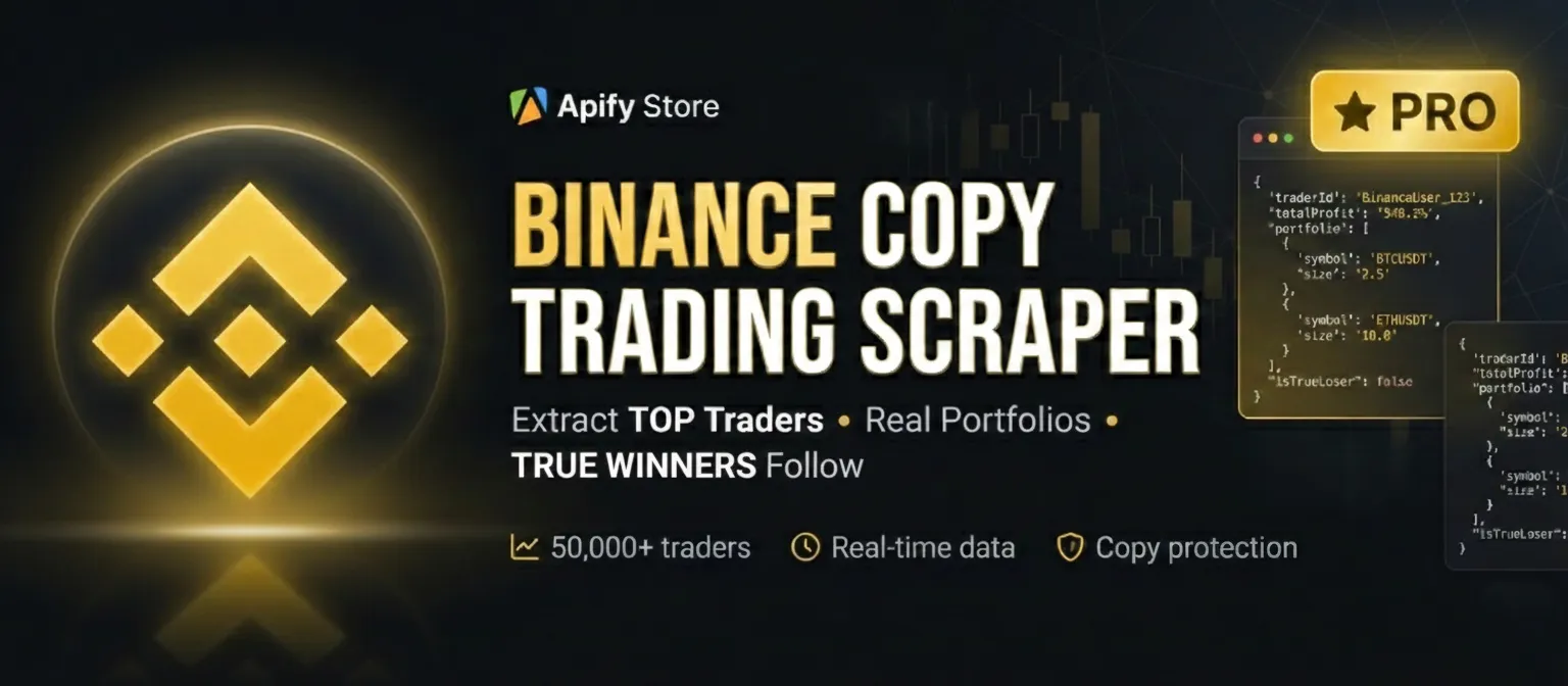 Binance Copy Trading Scraper Banner