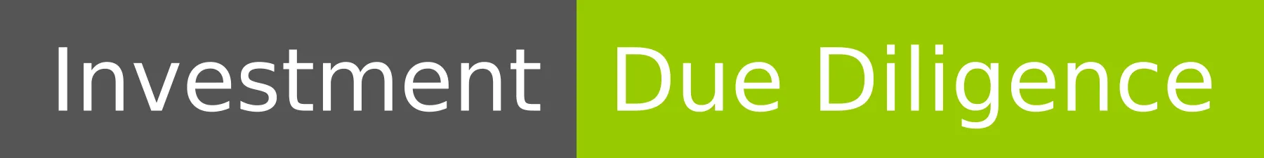 Investment Due Diligence