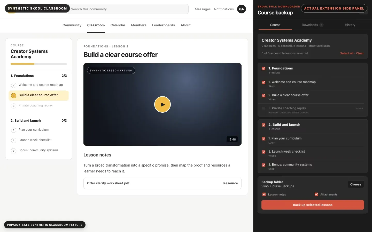 Skool Bulk Downloader