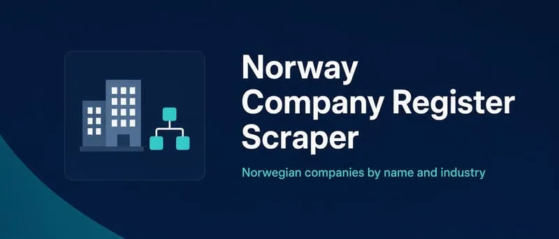 Norway Company Register (Brreg) Scraper for Norwegian Companies