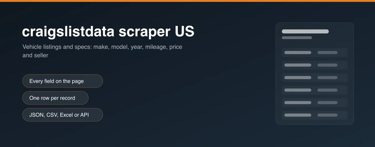 craigslistdata scraper US hero