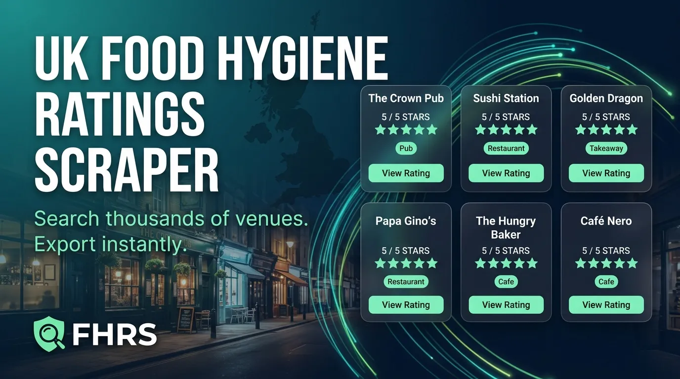 UK Food Hygiene Ratings Scraper