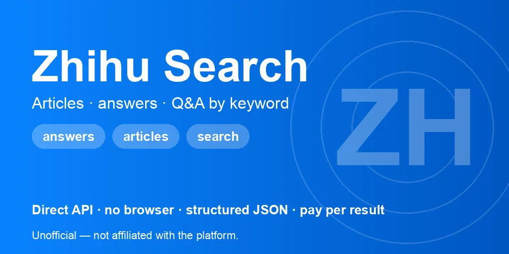 zhihu-search-scraper