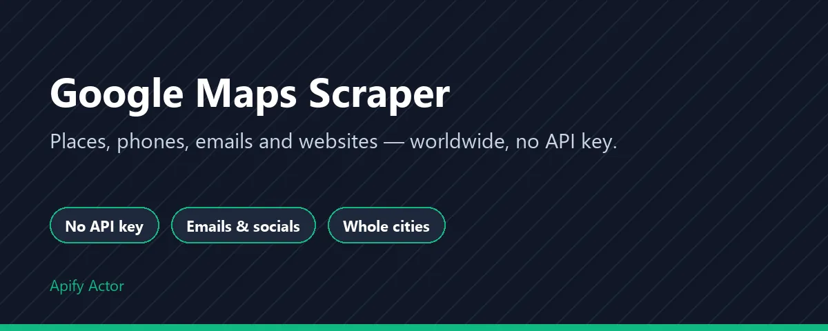 Google Maps Scraper