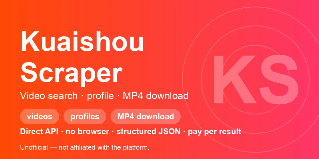 kuaishou-scraper