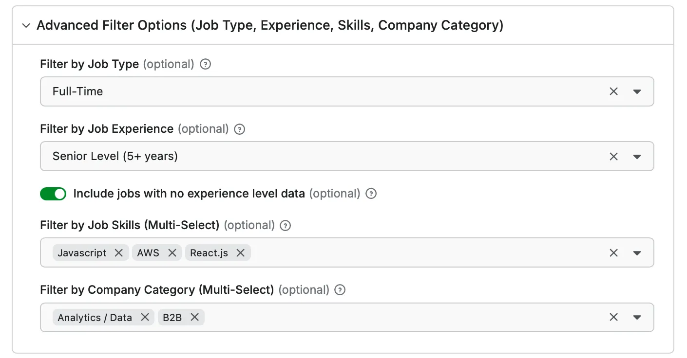 Scraper Sample Input