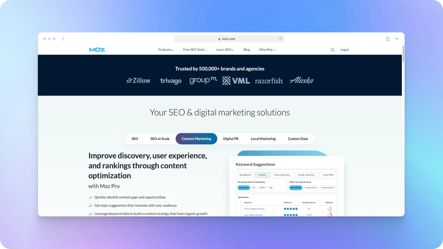 MOZ SEO Scraper Cover Image