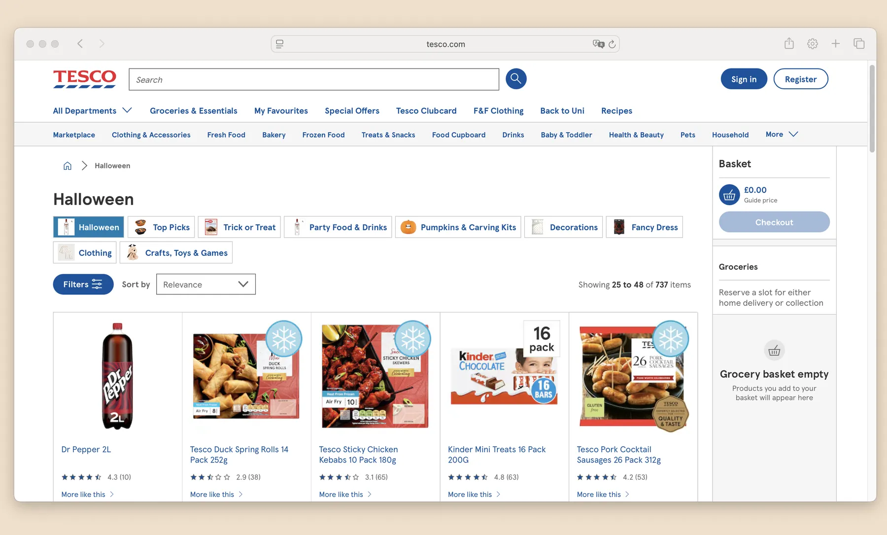 Tesco Grocery Products Scraper Cover Image