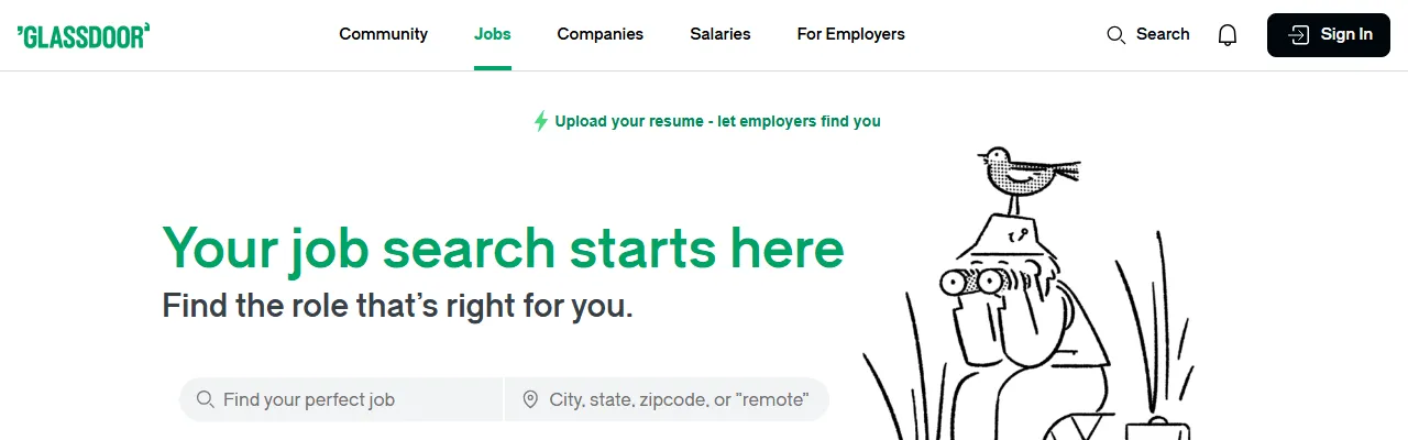Glassdoor Jobs Feed
