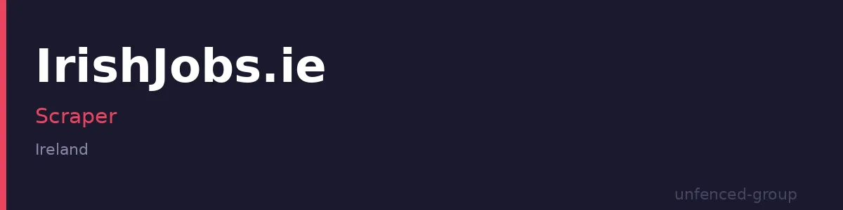 IrishJobs.ie Scraper