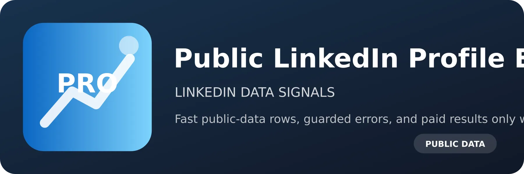 Public LinkedIn Profile Extractor logo