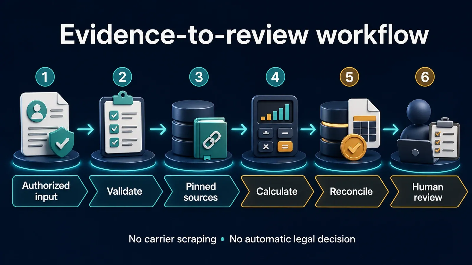 EU ETS Voyage Carbon Exposure Evidence: evidence and review workflow
