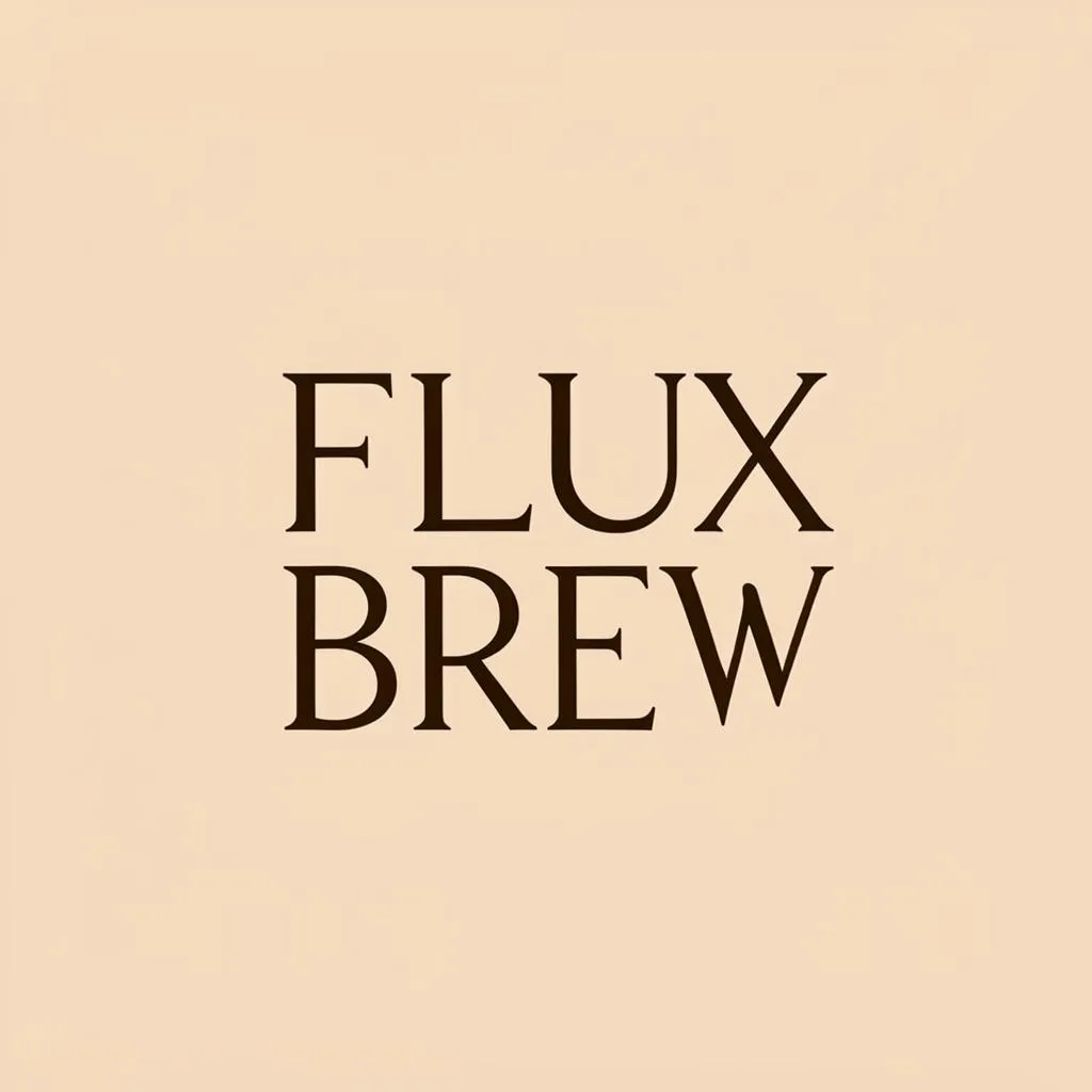 AI generated coffee shop logo with text — FLUX.2 Klein