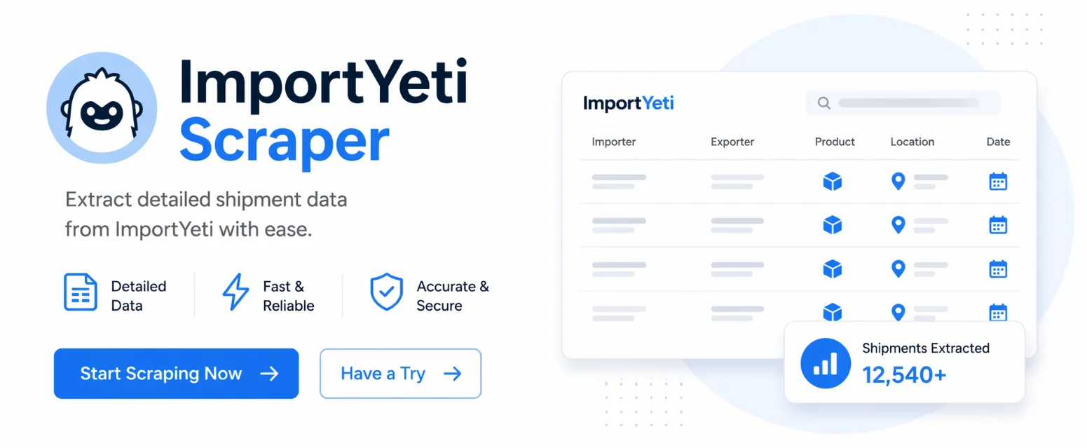 ImportYeti Scraper Cover