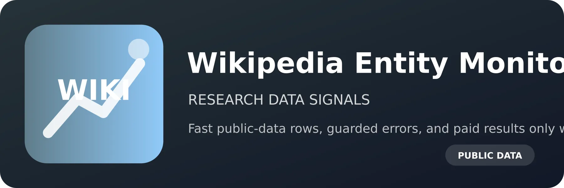 Wikipedia Entity Monitor logo