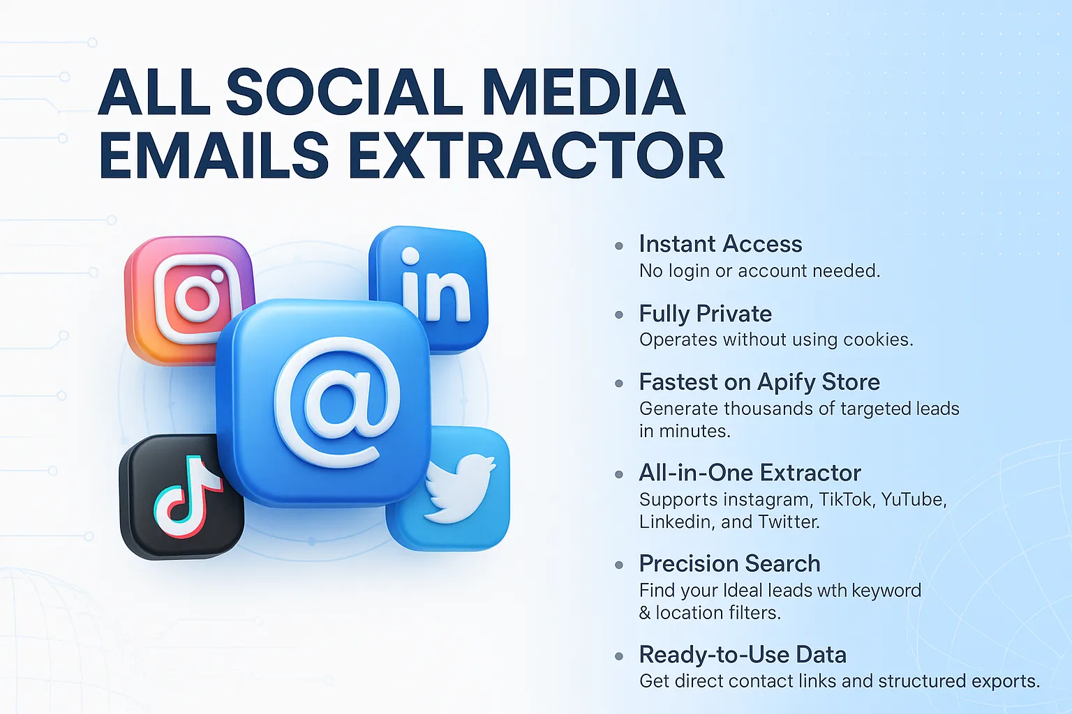 All Social Media Emails Extractor