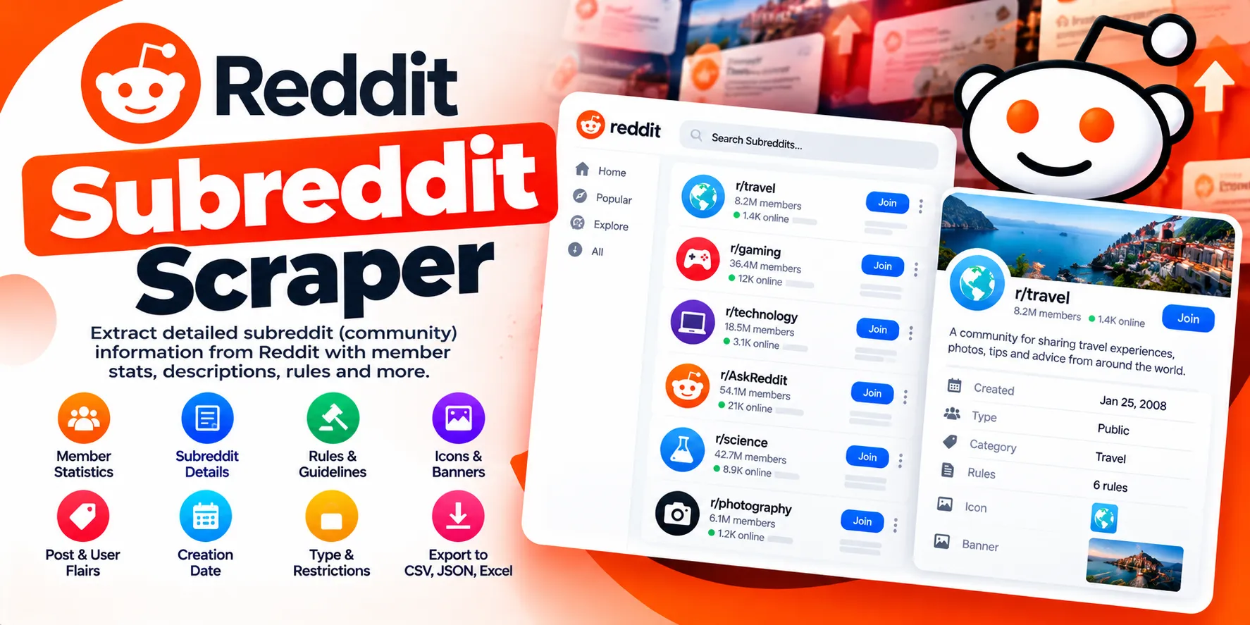 Reddit Subreddit Scraper