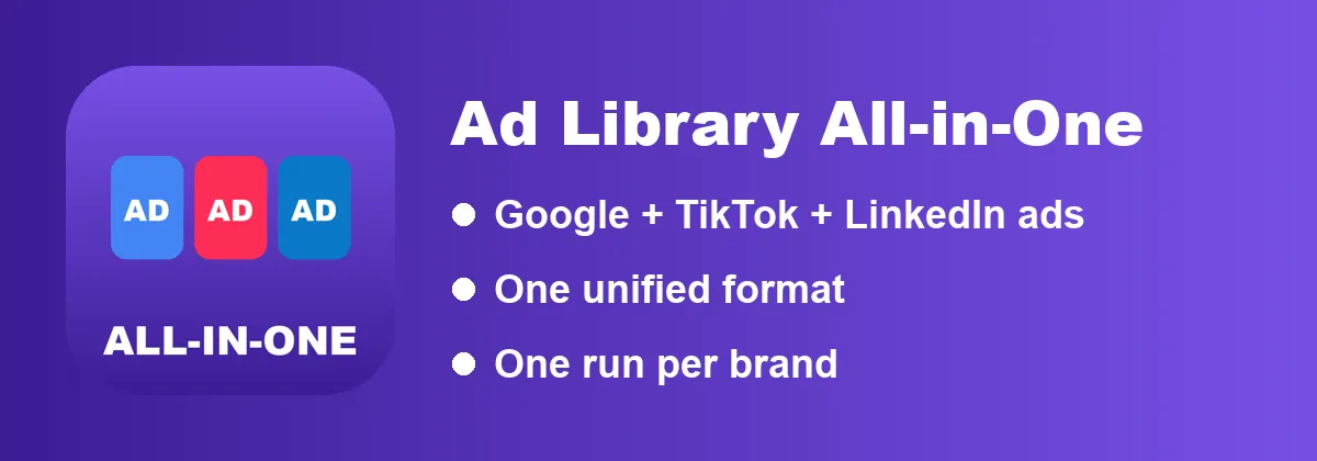 Ad Library All-in-One