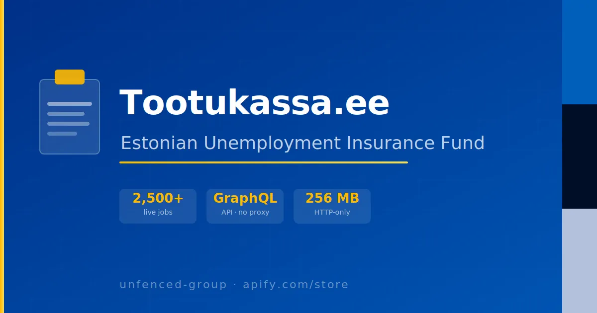 Töötukassa.ee Scraper