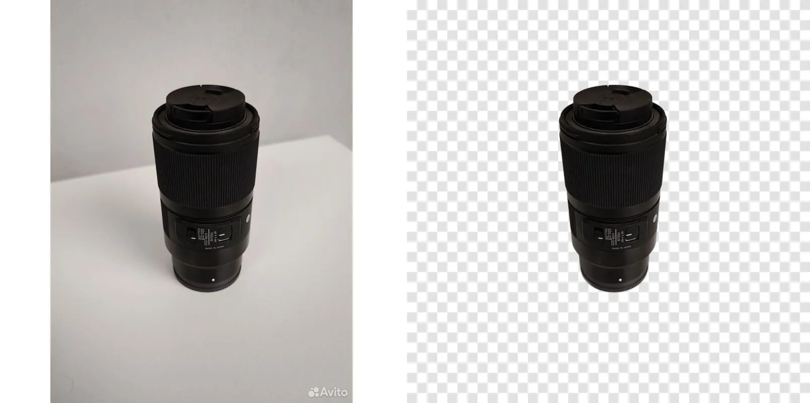 Camera lens cut out