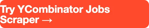 Try YCombinator Jobs Scraper