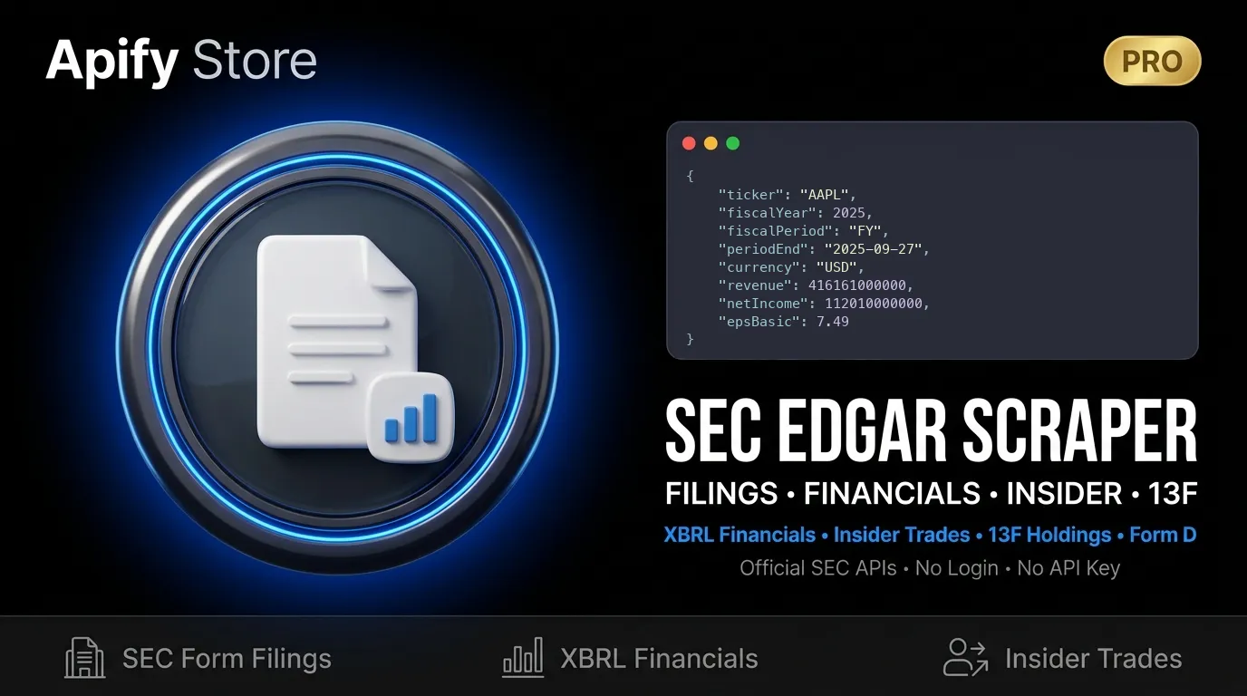 SEC EDGAR Scraper