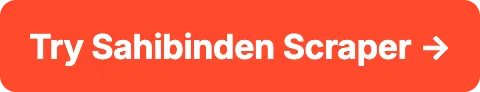 Try Sahibinden Scraper