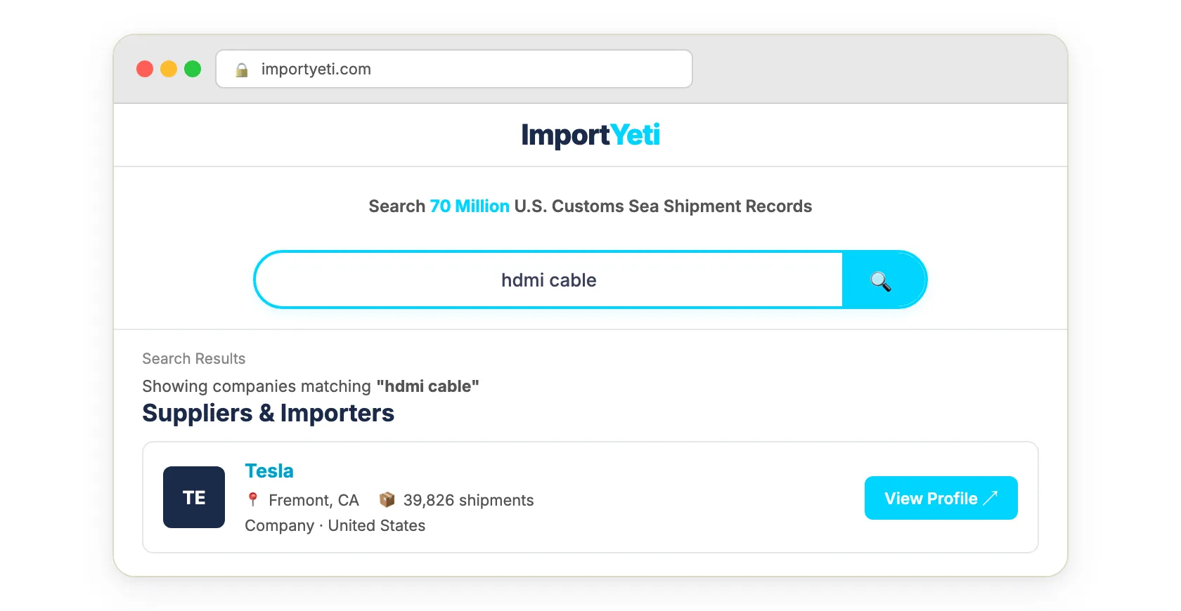 ImportYeti — US import records, supplier data, and trade intelligence