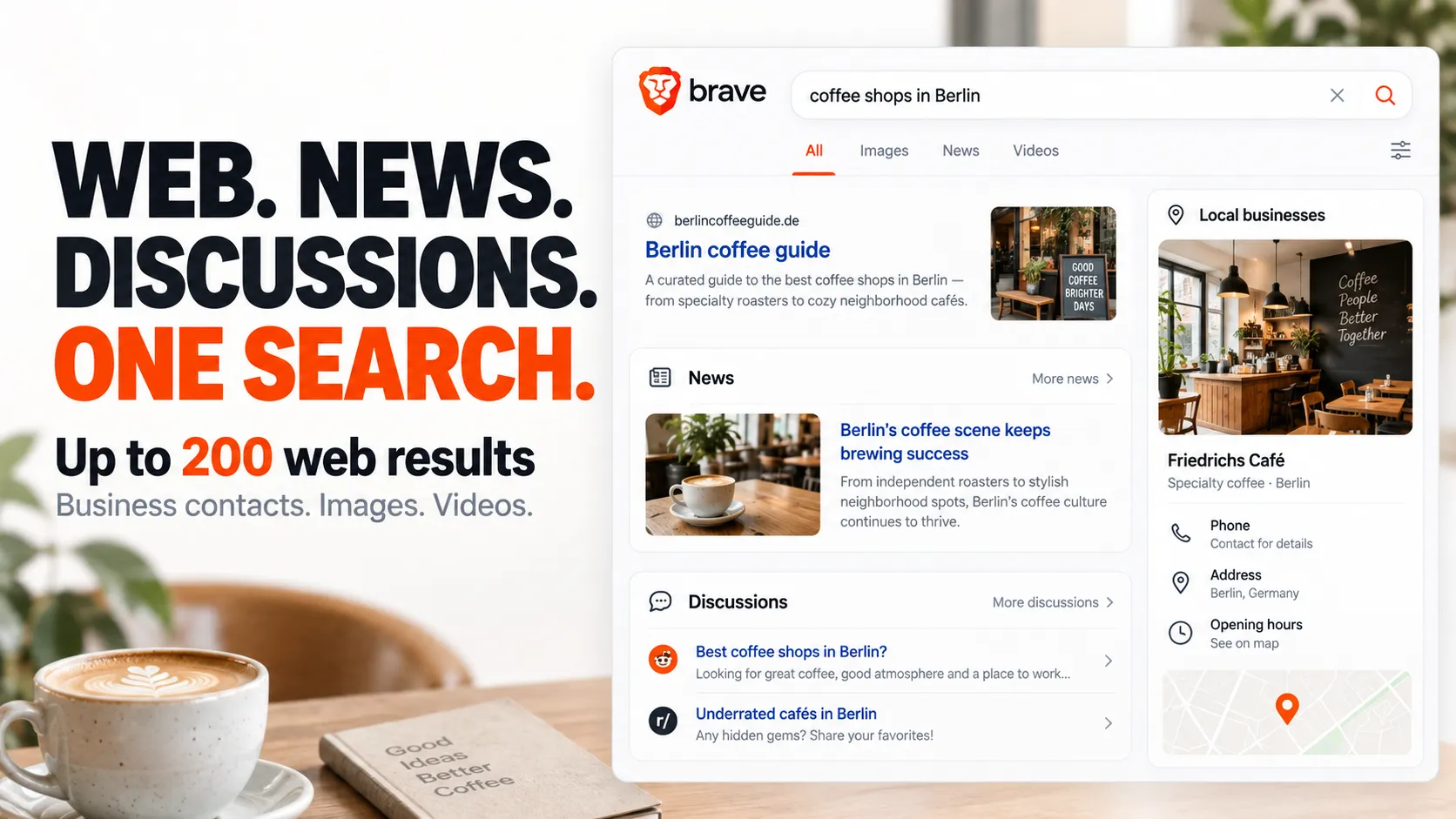 Web. News. Discussions. One search. Up to 200 web results. Business contacts, images and videos.