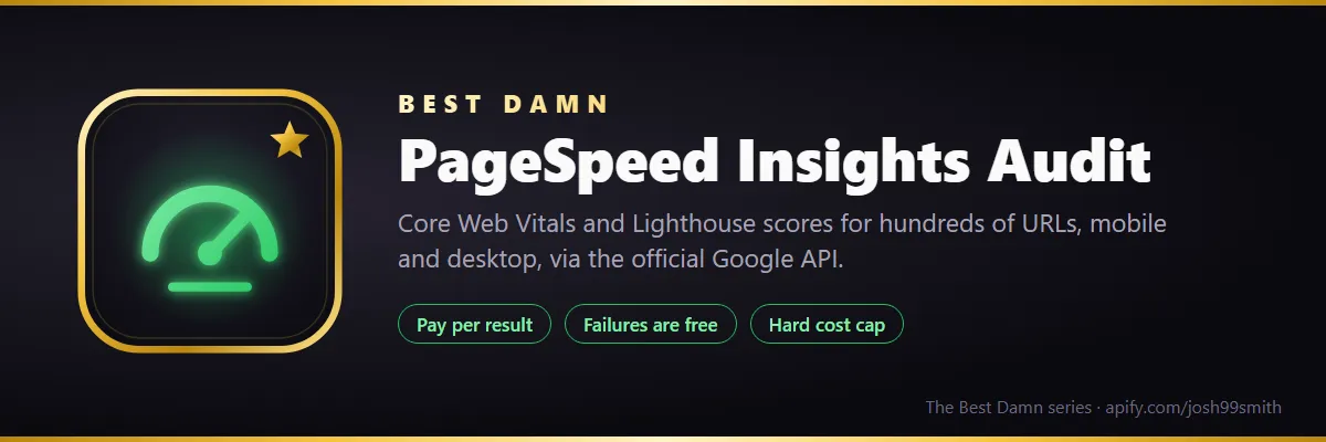 pagespeed-insights-audit banner