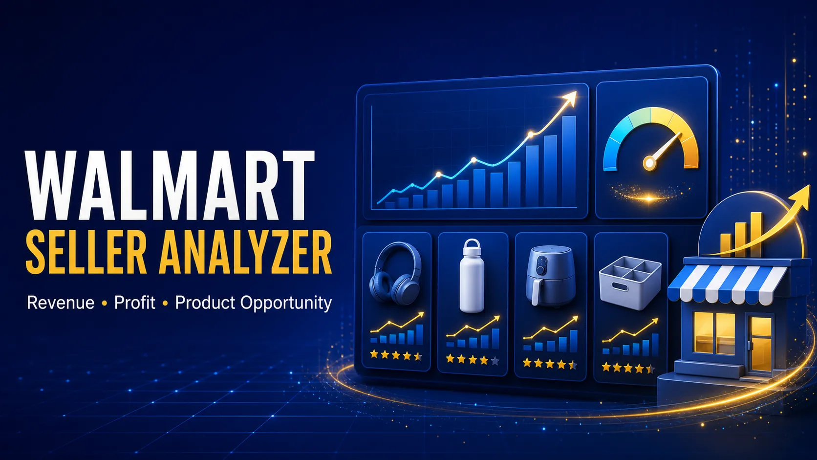 Walmart Seller Analyzer — revenue, profit and product opportunity research