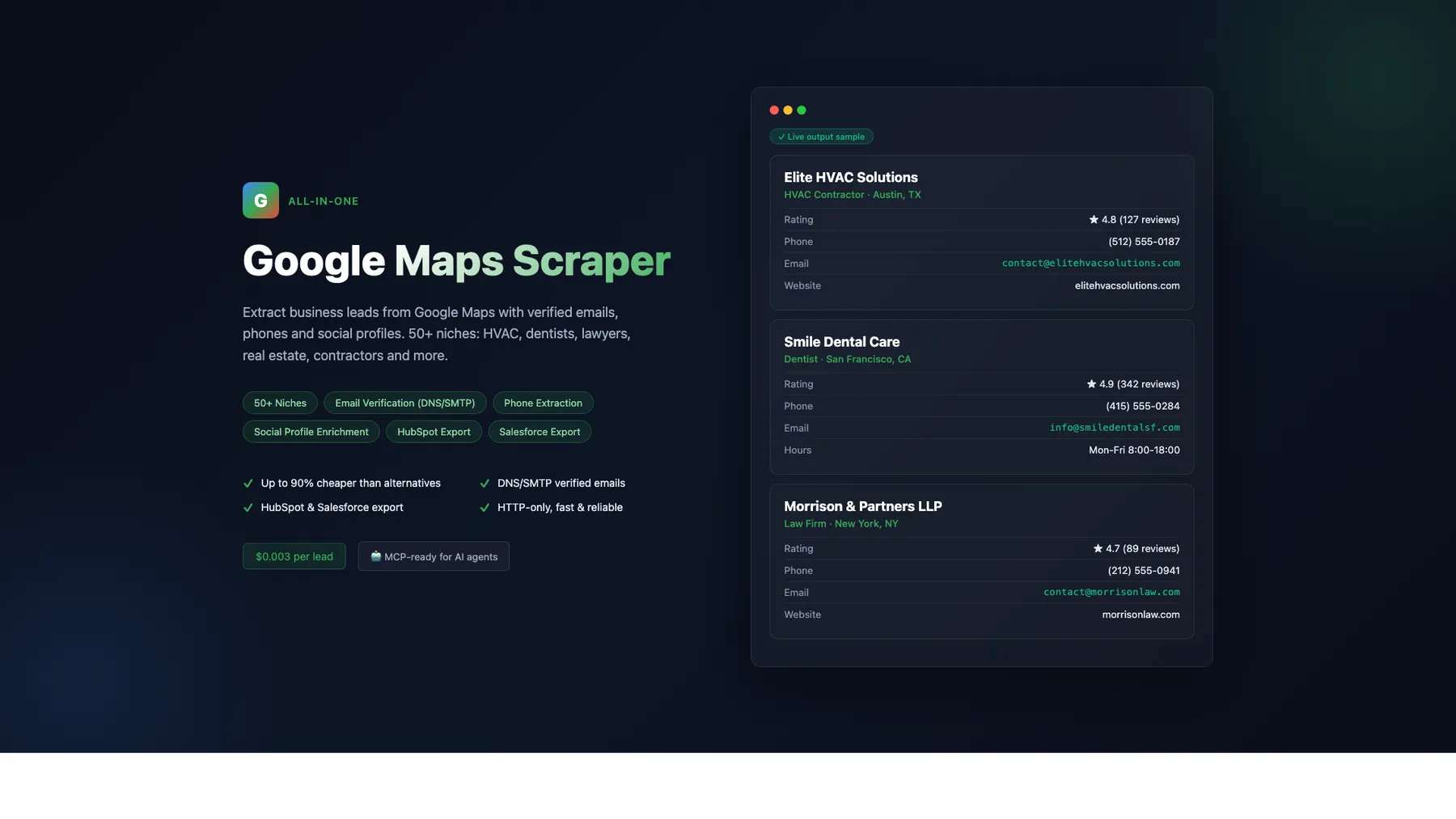 Google Maps Lead Scraper