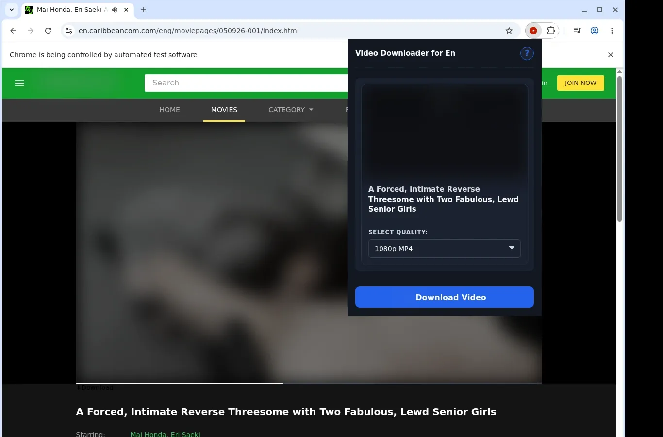 Caribbeancom Video Downloader