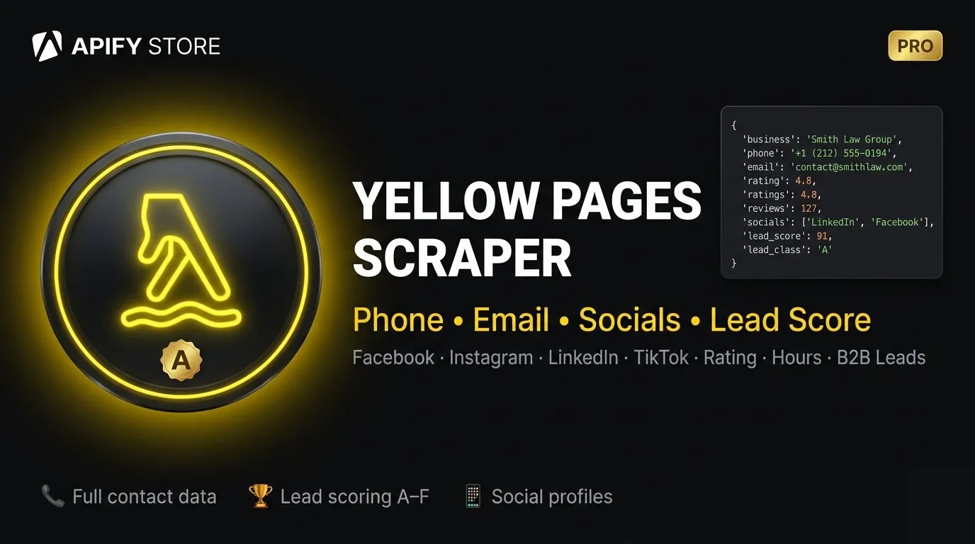 Yellow Pages Business Scraper