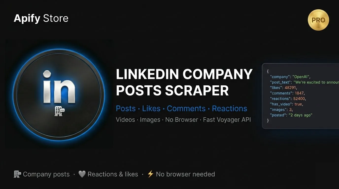 LinkedIn Company Post Scraper