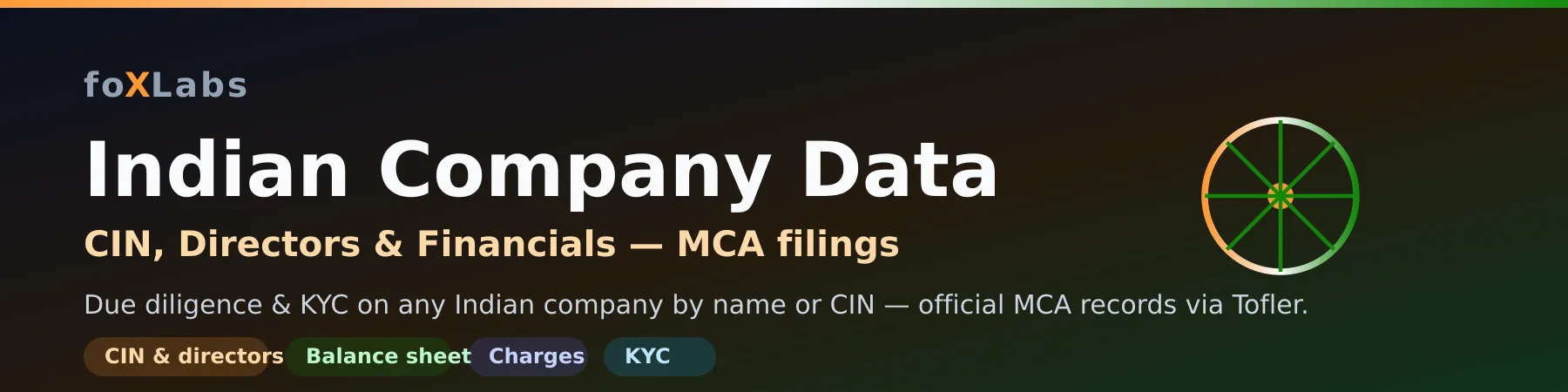 Indian Company Data — CIN, Directors, Financials