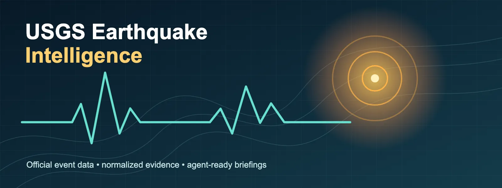 USGS Earthquake Intelligence hero