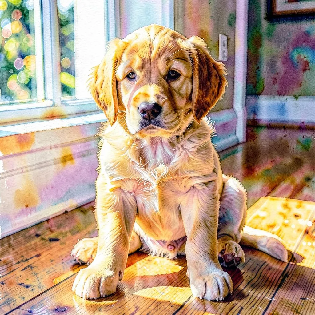 Watercolor painting from photo — FLUX.2 Klein image to image