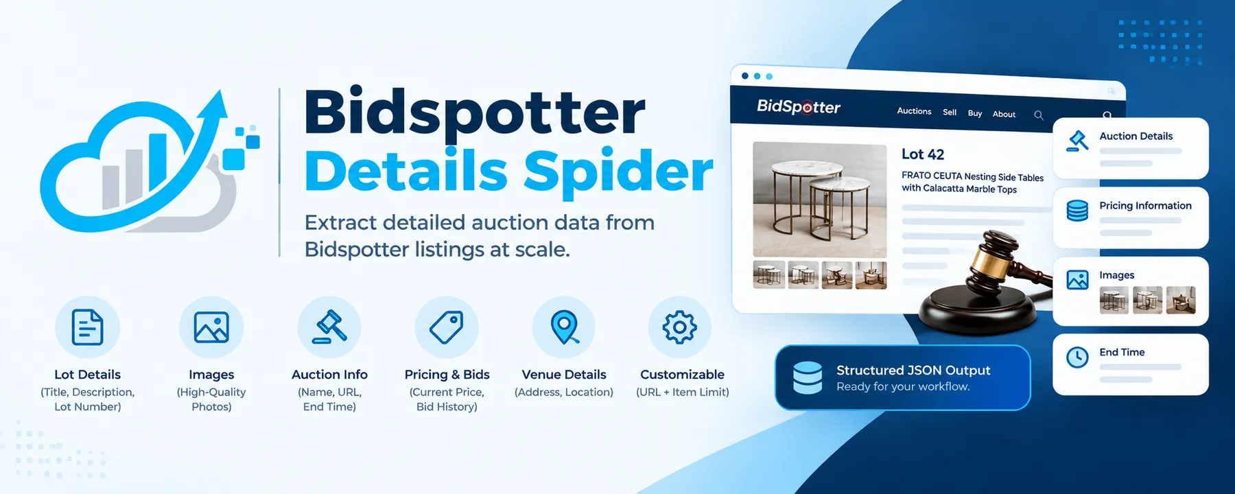 Bidspotter Details Spider