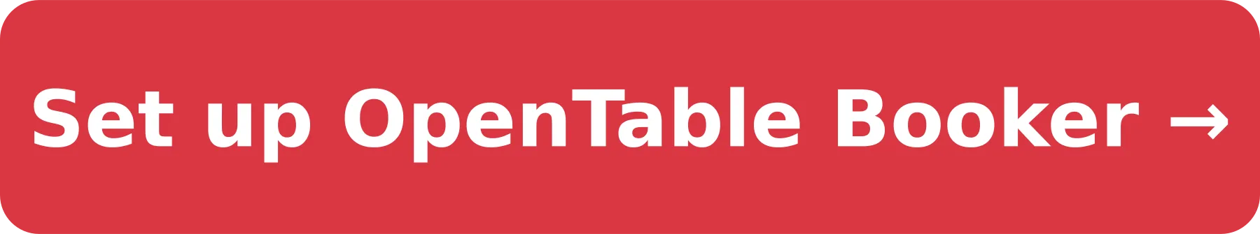 Set up OpenTable Booker