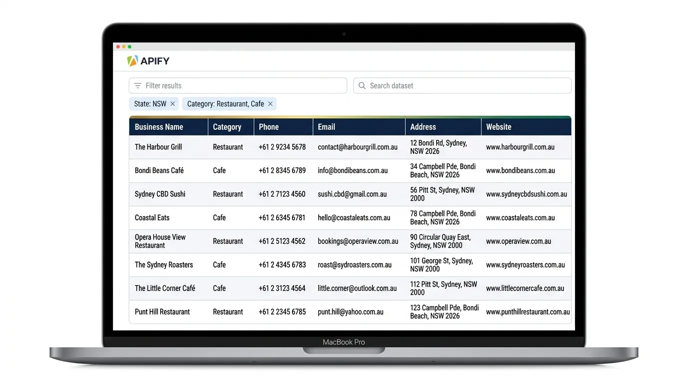 AU Business Leads Search API