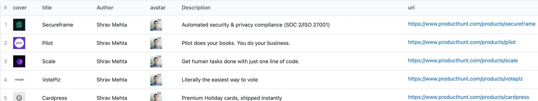 page screenshot