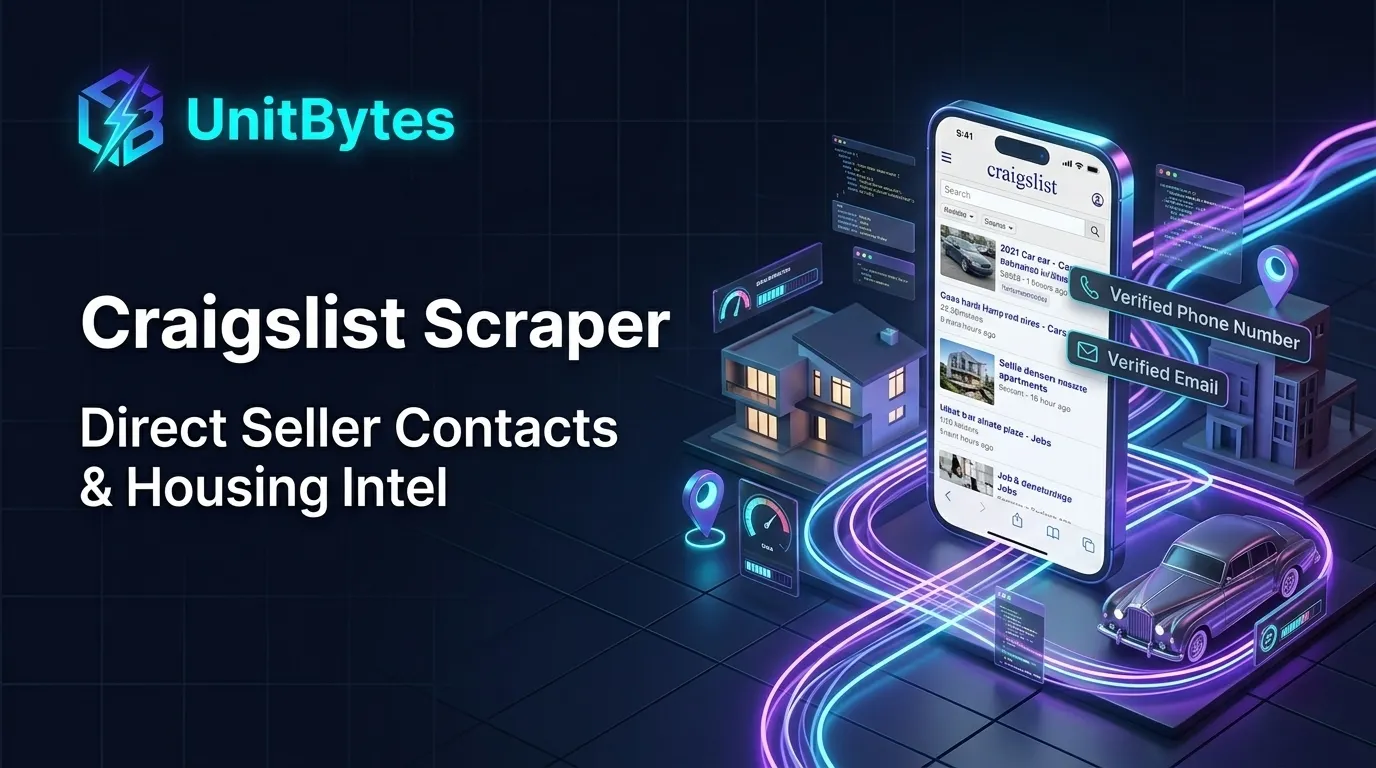 Craigslist Scraper API by UnitBytes