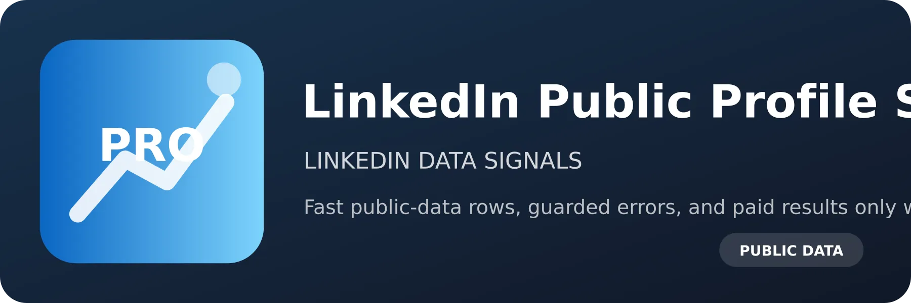 LinkedIn Public Profile Scraper logo