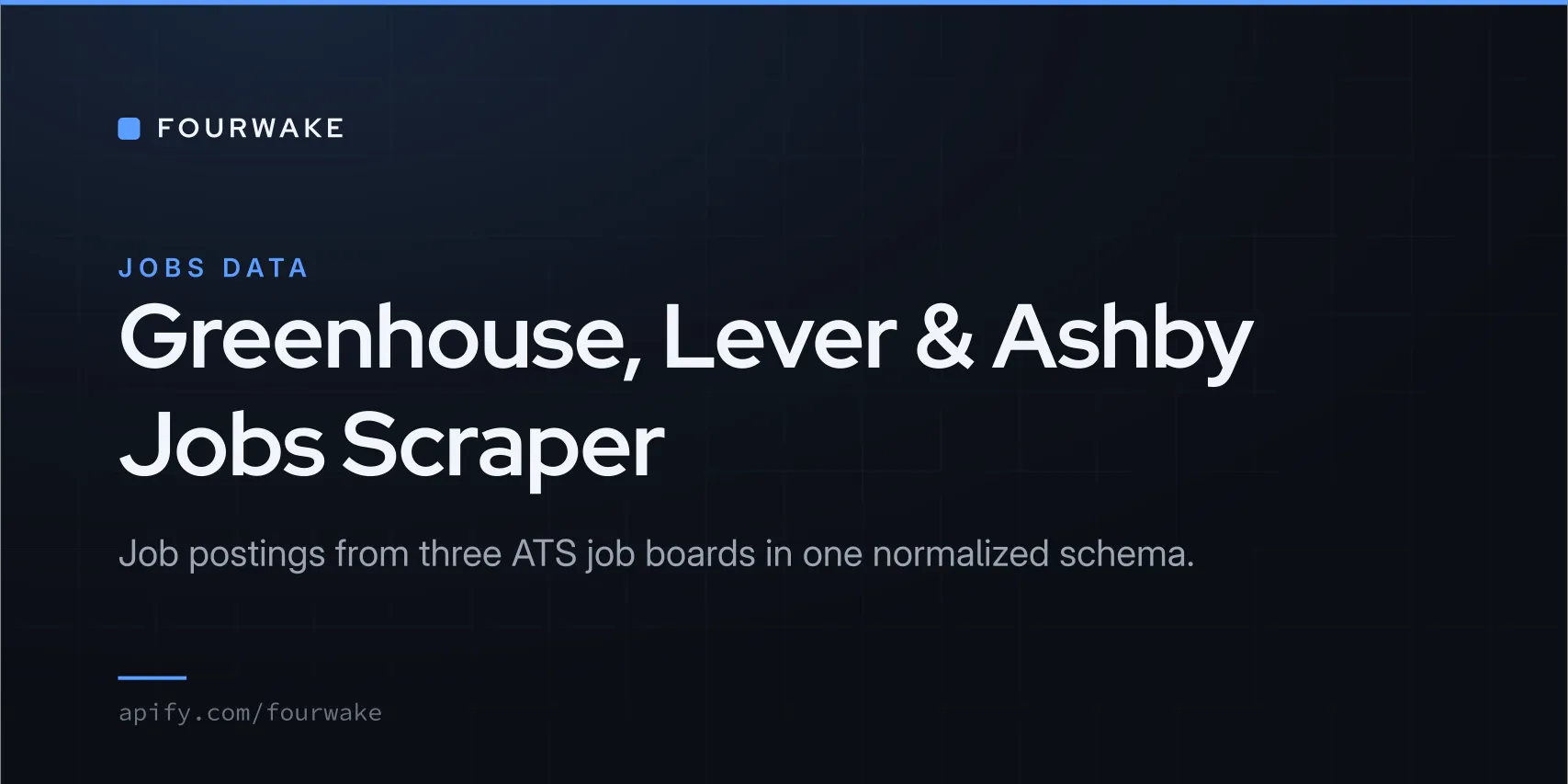 Greenhouse, Lever & Ashby Jobs Scraper