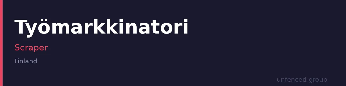 Työmarkkinatori.fi Scraper